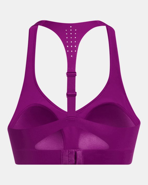 Sujetador deportivo de sujeción media UA Uplift para mujer, Purple, pdpMainDesktop image number 10
